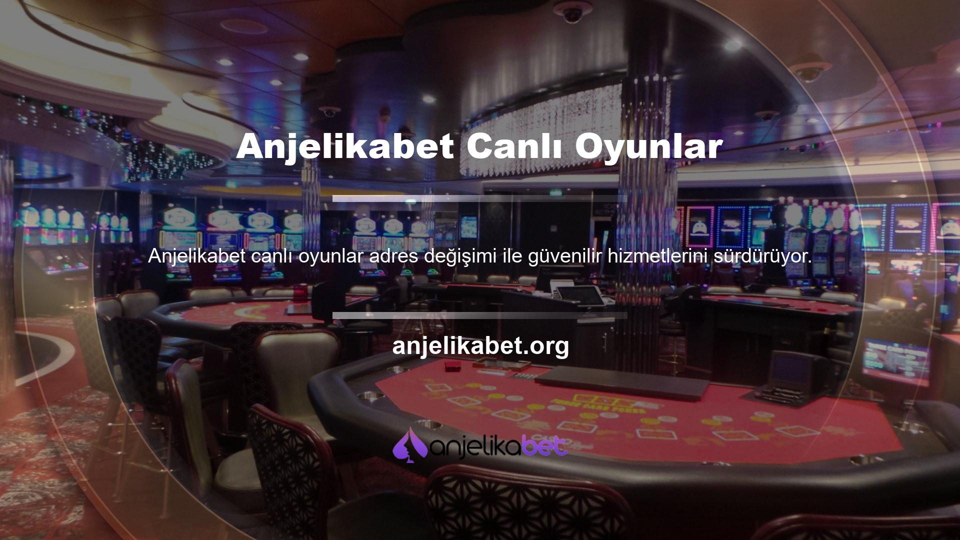 Anjelikabet, kazanç kazanmak için üyelerin tüm oyunlarıyla birlikte bahis sitesi, bahis ve casino oyunu bölümleri